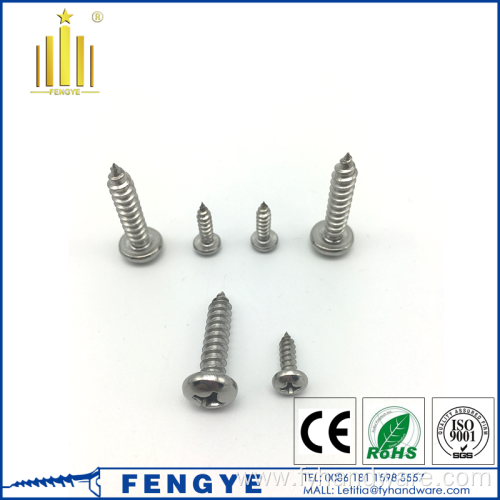 Pan phillips head self-tapping screw with SUS 304